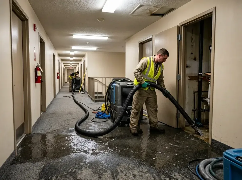 multi-unit-apartment-hallway-f-005 — frequently asked questions, Emergency Burst Pipe Water Extraction & Removal in Constant…